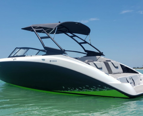 boat-rental-cape-coral-brand-new-25-ft-bowrider-yamaha-jetboat-2021-green