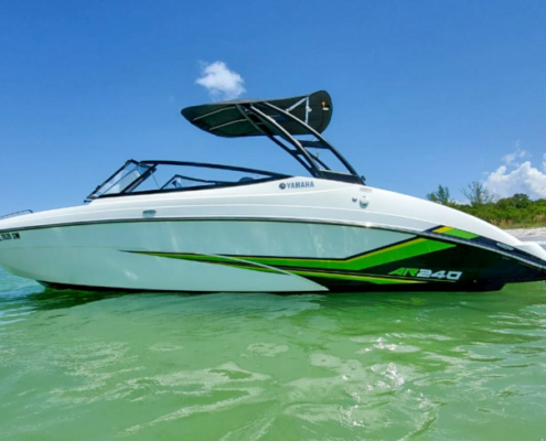 boat-rental-cape-coral-new-25-ft-bowrider-yamha-jetboat-2020-green